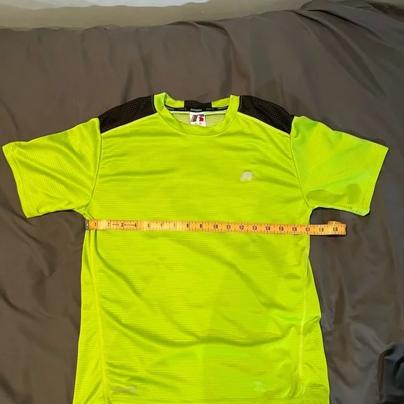 Russell Athletic Men's Performance T-Shirt Kid's XL (14-16) (Men's S) Lime Green - Picture 7 of 8